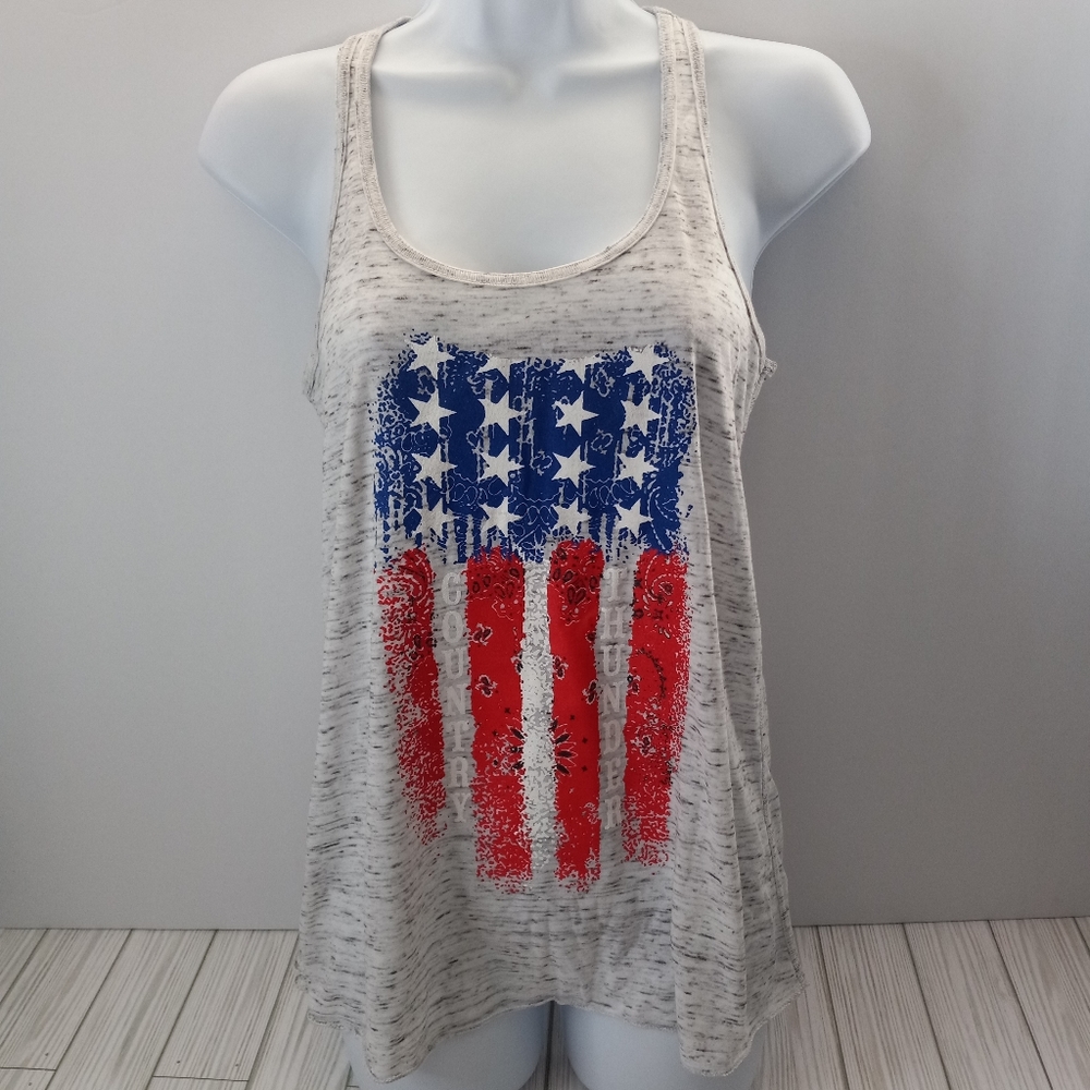 Country Thunder Music Festival American Flag Tank Top